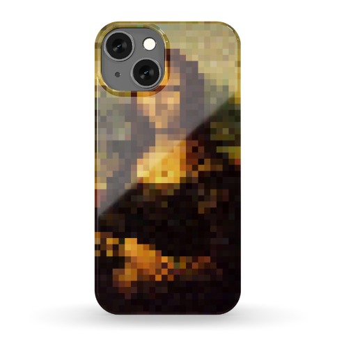 Pixel Mona Lisa Phone Case