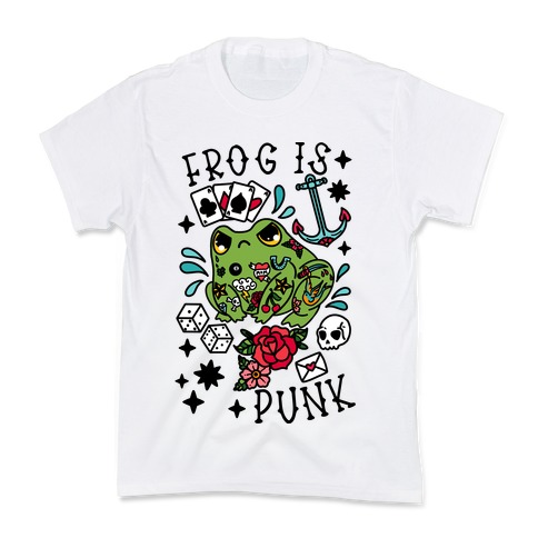 Frog Is Punk Kids T-Shirt