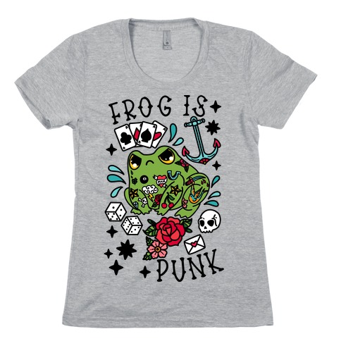 Frog Is Punk Womens T-Shirt