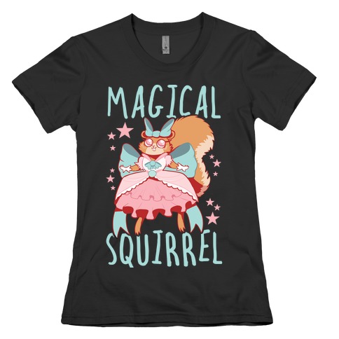 Magical Squirrel Womens T-Shirt