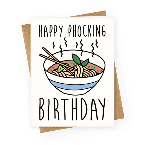 Happy Phocking Birthday - Greeting Cards - HUMAN