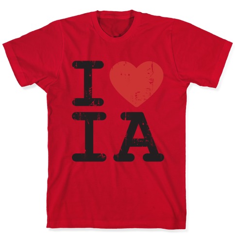 I Love Iowa T-shirts 