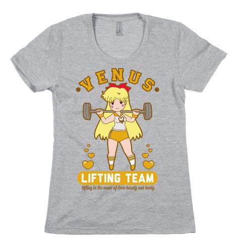 Venus Lifting Team Parody Womens T-Shirt