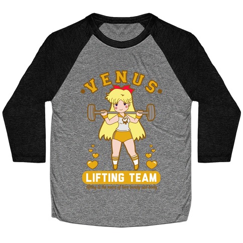 Venus Lifting Team Parody Baseball Tee