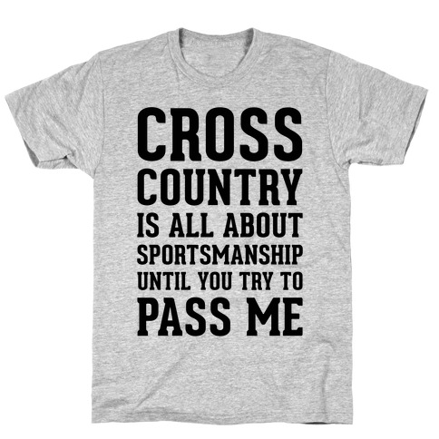 Cross Country Is All About Sportsmanship T-Shirt