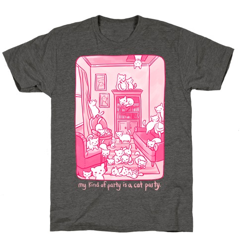 My Kind Of Party Is A Cat Party T-Shirt
