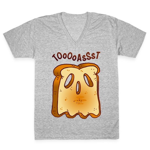 Toast Ghost V-Neck Tee Shirt