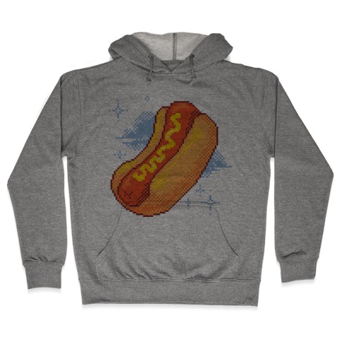 Pixel Hotdog Hooded Sweatshirt