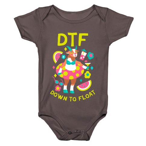 DTF (Down To Float) Baby One-Piece