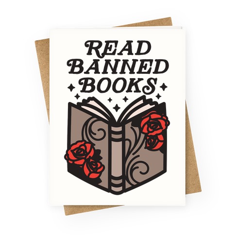 Read Banned Books Greeting Card