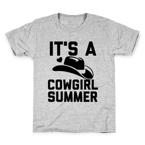 It's A Cowgirl Summer Kids T-Shirt