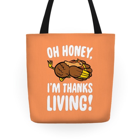 Oh Honey I'm Thanksliving Parody Die Cut Sticker | LookHUMAN