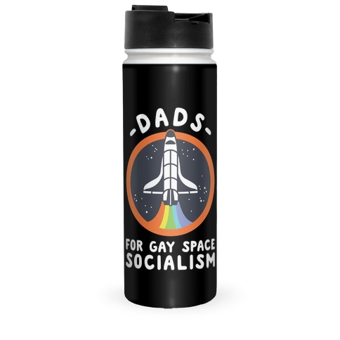 Dads For Gay Space Socialism Travel Mug