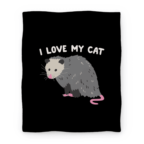 I Love My Cat Opossum Stocking