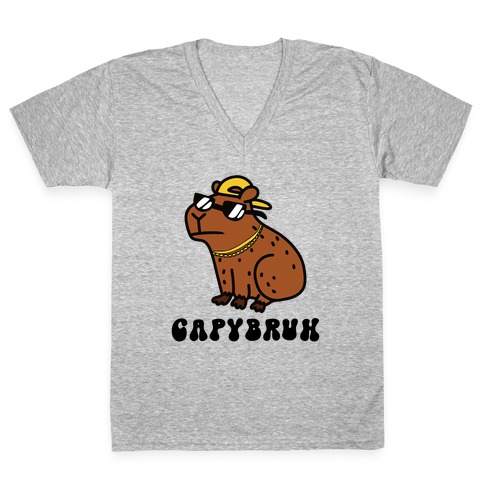 Capybruh V-Neck Tee Shirt