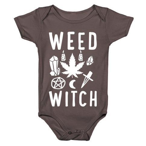 Weed Witch Baby One-Piece