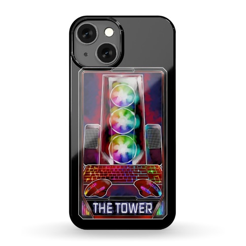 The Gaming Tower Tarot Card Phone Case