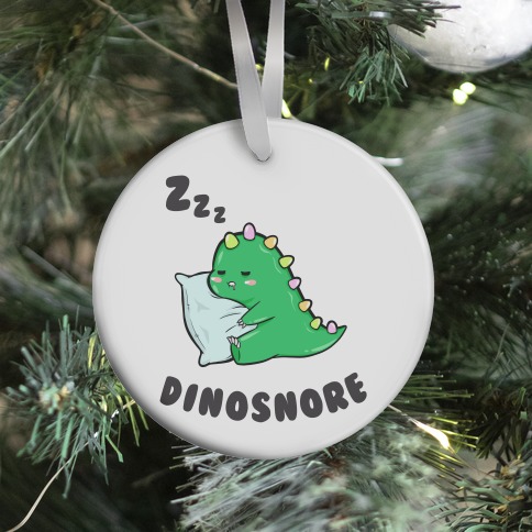 Dinosnore Ornament