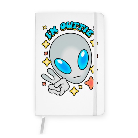 I'm Outtie Alien Notebook
