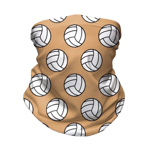 Volleyball Pattern Neck Gaiter