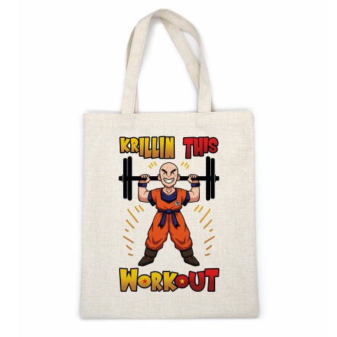 Krillin This Workout Casual Tote