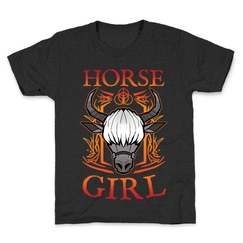 Horse Girl Kids T-Shirt