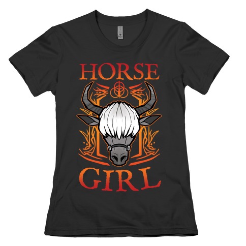 Horse Girl Womens T-Shirt