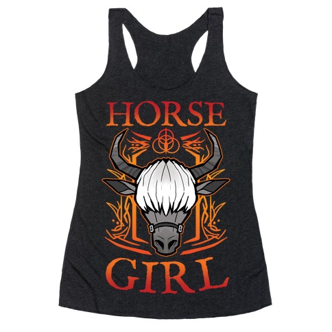 Horse Girl Racerback Tank Top