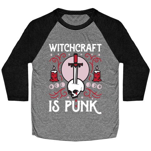Witchcraft is Punk Baseball Tee