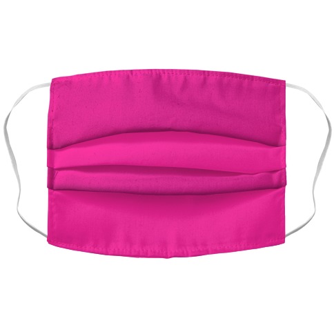 Hot Pink Accordion Face Mask