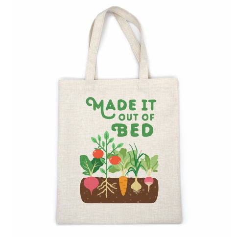 Made It Out Of Bed (vegetables) Casual Tote