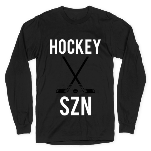 Hockey Szn Long Sleeve T-Shirts | LookHUMAN