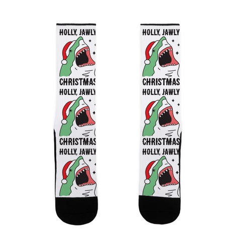 Holly, Jawly Christmas Sock