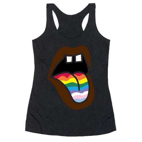 Equality Mouth Racerback Tank Top