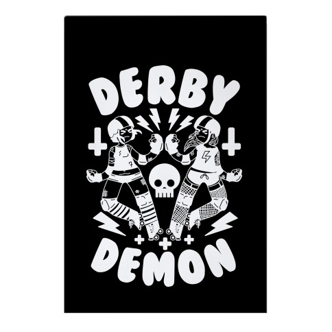 Derby Demon Garden Flag