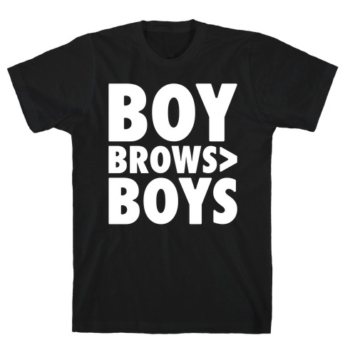 Boy Brows > Boys White Print T-Shirt