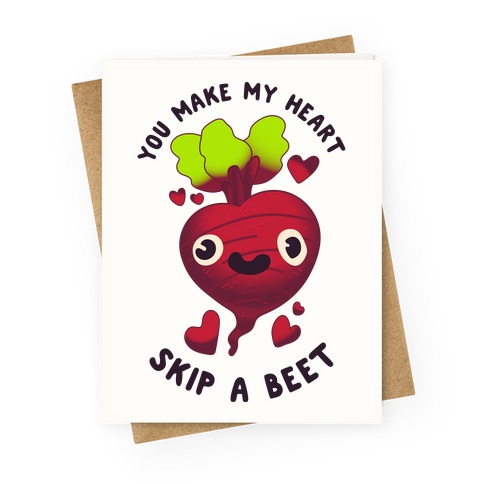 Funny Valentines You Make My Heart Beet GIF