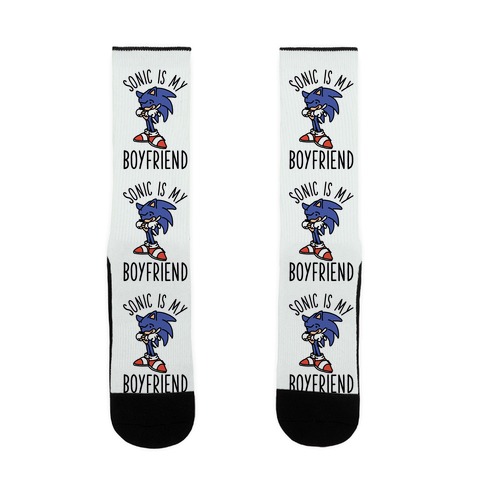 Sonic is my Boyfriend Sock