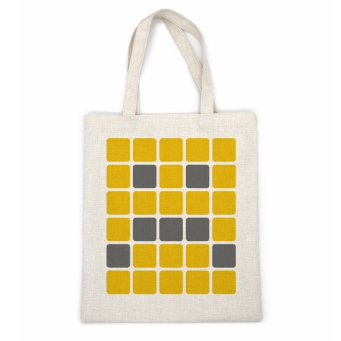 Wordle Pixel Frown Casual Tote
