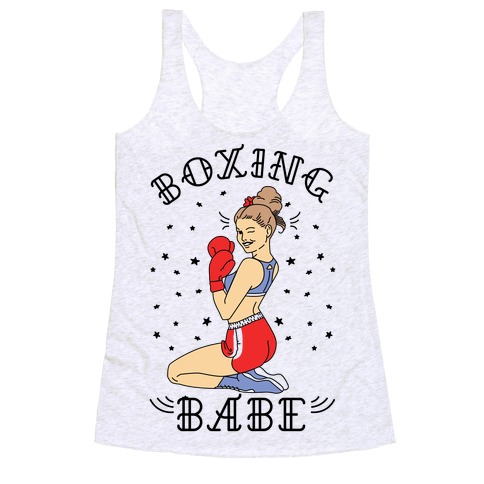Boxing Babe Racerback Tank Top