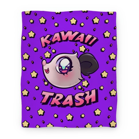Kawaii Trash Blanket