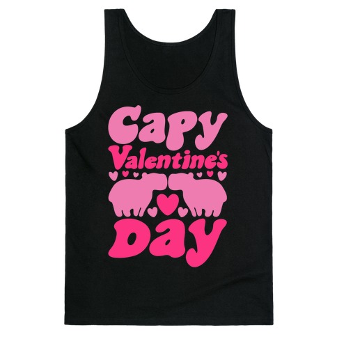 Capy Valentine's Day Capybara Parody Tank Top