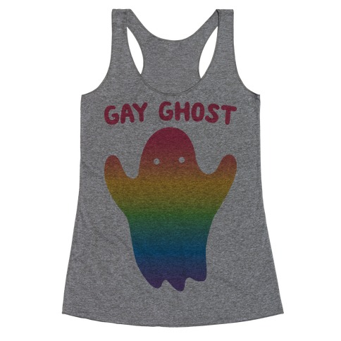 Gay Ghost Racerback Tank Top