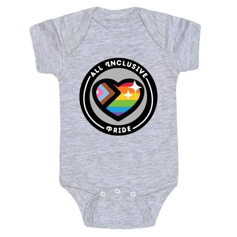 All Inclusive Pride Patch Baby One-Piece
