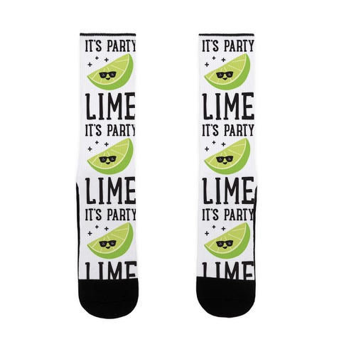 It's Party Lime Sock