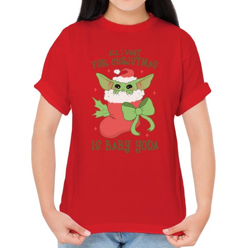 Yoda christmas t clearance shirt