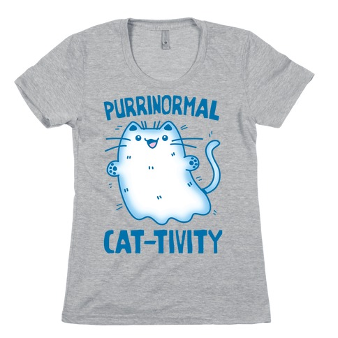 Purrinormal Cat-tivity Womens T-Shirt