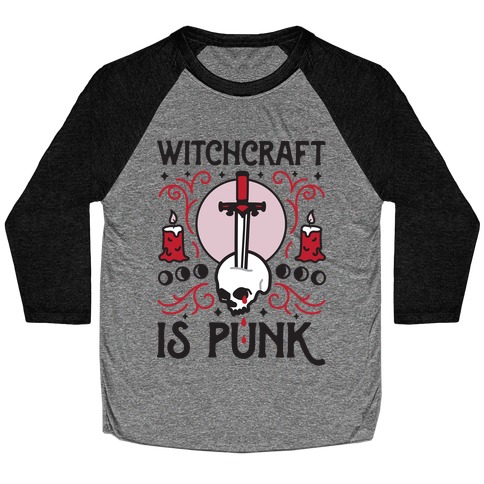 Witchcraft is Punk Baseball Tee