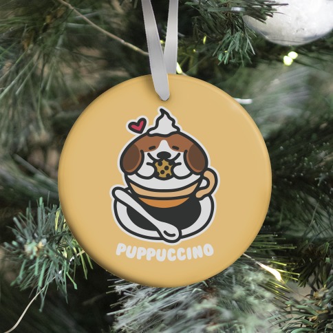Puppuccino Ornament