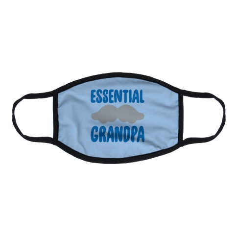 Download Essential Grandpa Flat Face Mask Lookhuman